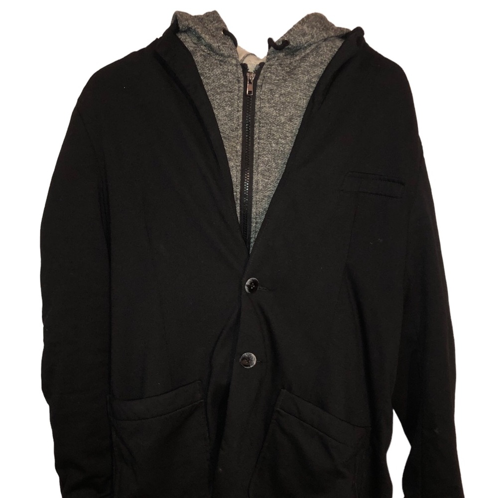 Mens Blazer with hoodie attached- size s-medium.